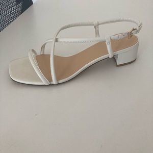 Reformation block heel sandals